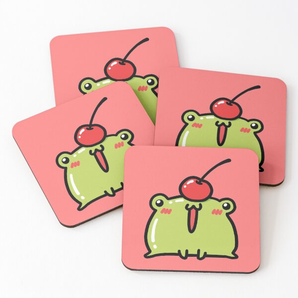 Item preview, Frog with cherry hat designed and sold by Nikamii.
