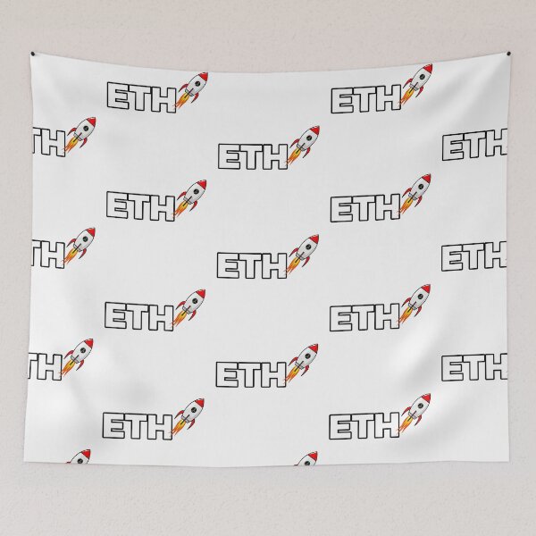 Item preview, ETH to the moon designed and sold by Trending-Ts.