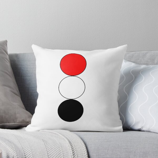 Item preview, 3 Circles Stacked Red White and Black designed and sold by Black-and-Red.