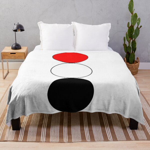 Item preview, 3 Circles Stacked Red White and Black designed and sold by Black-and-Red.