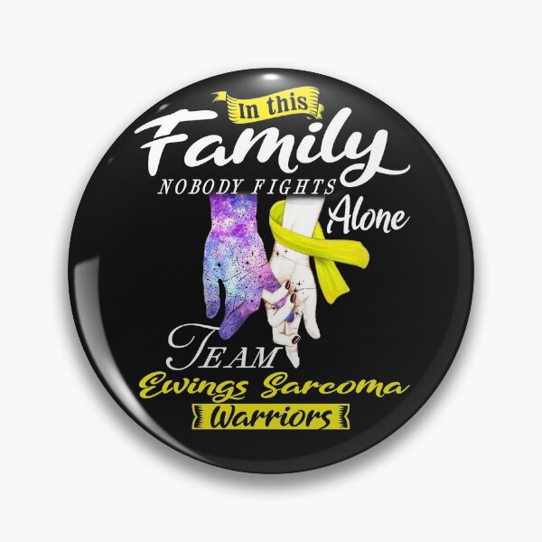 Item preview, In This Family Nobody Fights Alone Team Ewings Sarcoma Warrior designed and sold by deputylove.