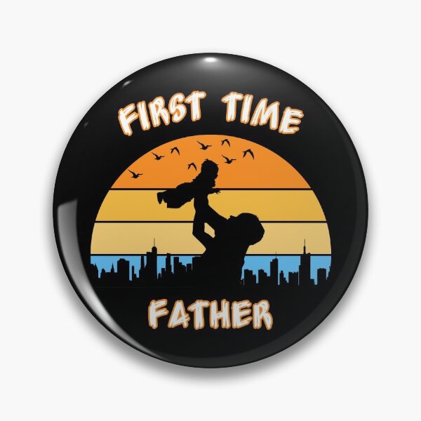Item preview, First time Father - Happy fathers day designed and sold by PhotoPrise.