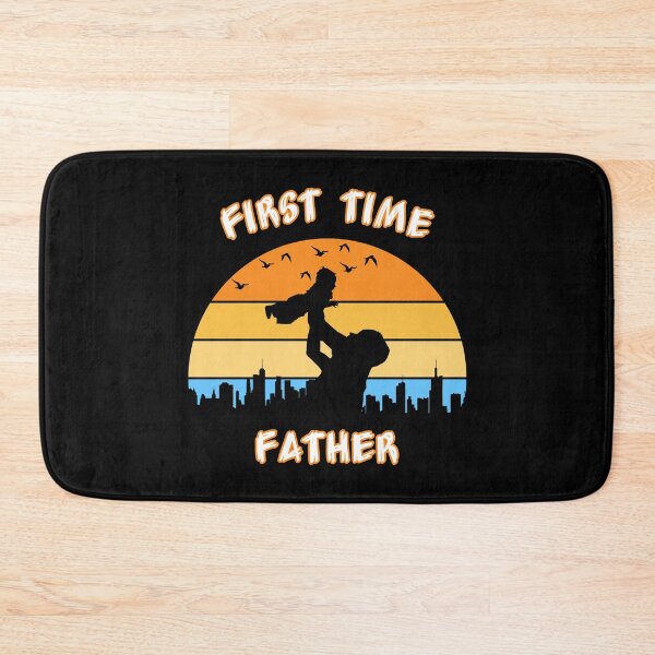 Item preview, First time Father - Happy fathers day designed and sold by PhotoPrise.
