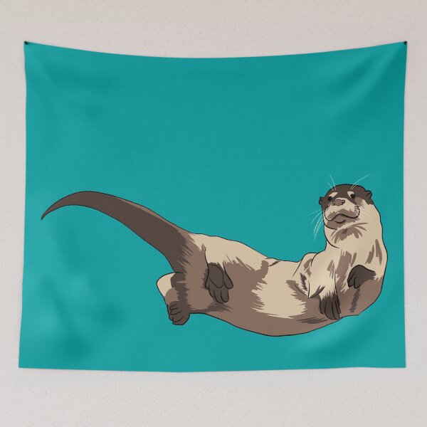 Artikelvorschau, Schwimmender Otter entworfen und verkauft von KNDdesigns.