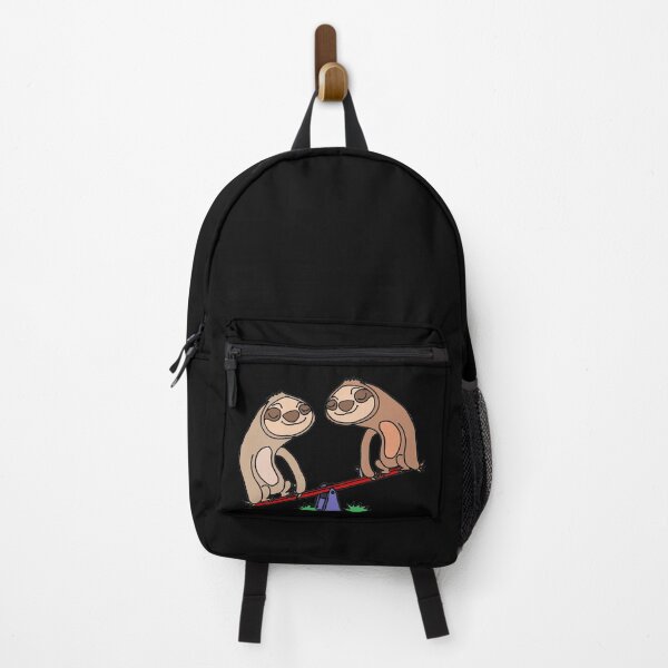 Item preview, Funny Sloths on Seesaw Cartoon designed and sold by Nature's Fancy.