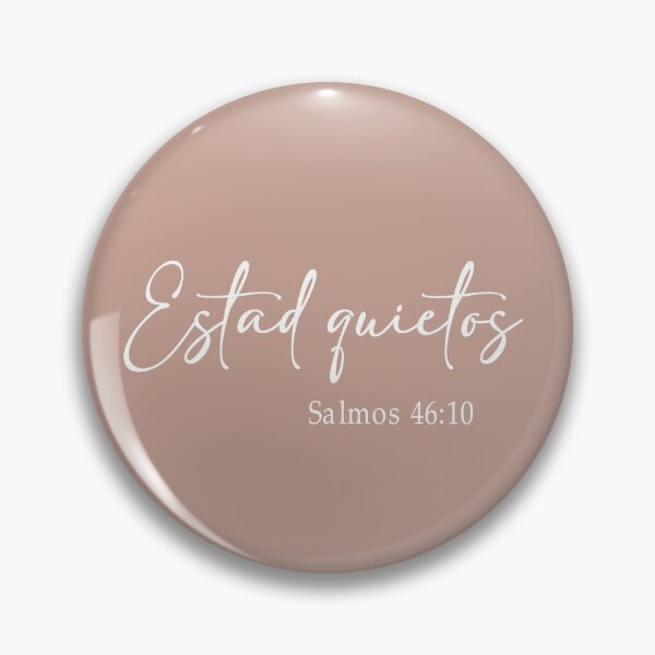 Item preview, Salmos 46 10, Versículo de la Biblia en español designed and sold by Aryam Quotes.