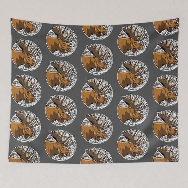 Item preview, Animal Alphabet_Moose designed and sold by AFrolicStone.
