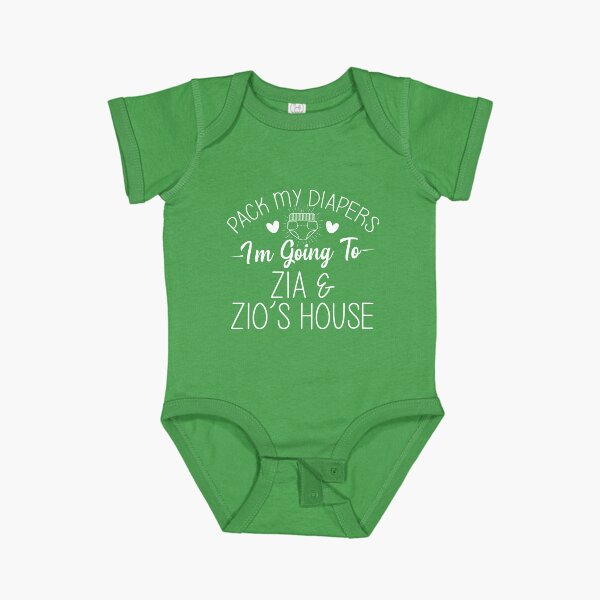 Aperçu de l'œuvre Emballez mes couches, je vais à la maison Zia et Zios créée et vendue par TheShirtLounge.