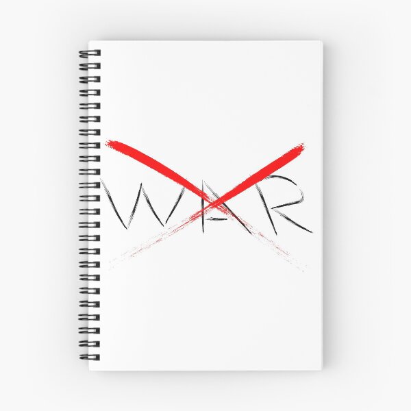 Item preview, The word WAR is crossed out in red designed and sold by Murza.