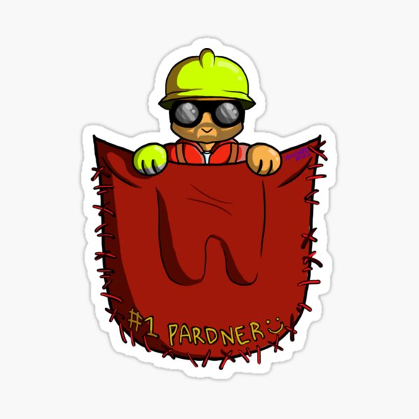 Engineer TF2 in a pocket, because he is #1 Pardner :) Sticker