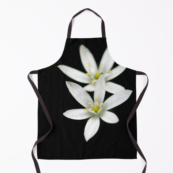 Item preview, White spring flowers on black background designed and sold by olena2552.