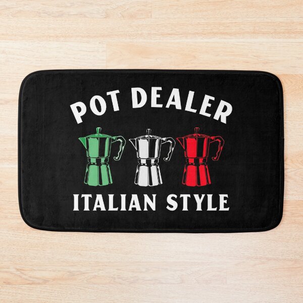 Item preview, Pot Dealer Italian Style - Fun Italian Coffee Pot Saying designed and sold by molamode.