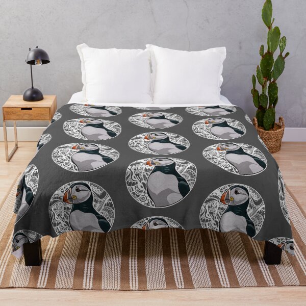 Item preview, Animal Alphabet_Puffin designed and sold by AFrolicStone.
