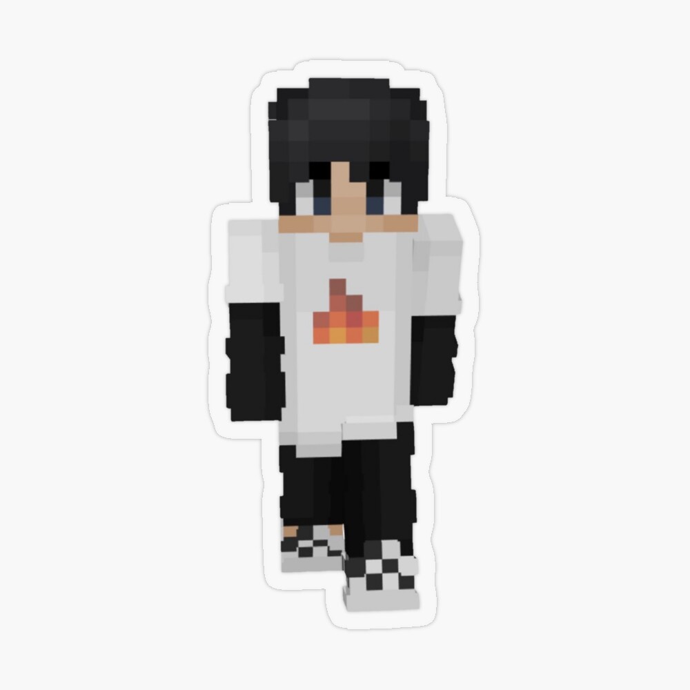 Sapnap Minecraft Skin Sticker Greeting Card for Sale by 10ecargs