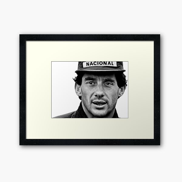 ayrton senna Framed Art Print