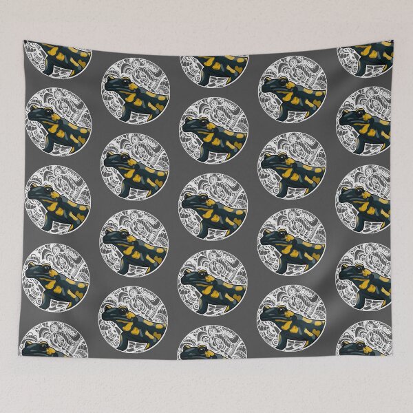 Item preview, Animal Alphabet_Salamander designed and sold by AFrolicStone.