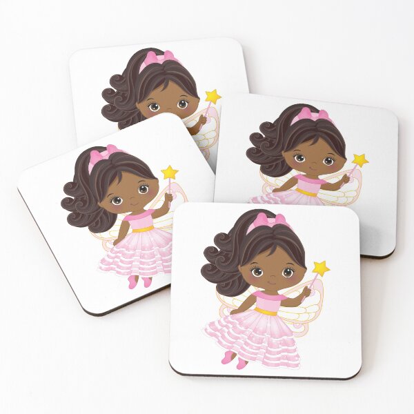 Item preview, African American Cute Little Fairy designed and sold by CreativeMill.