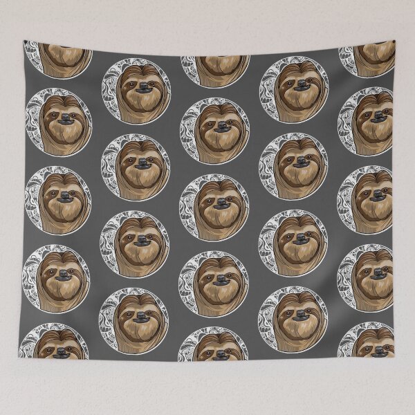 Item preview, Animal Alphabet_Sloth designed and sold by AFrolicStone.