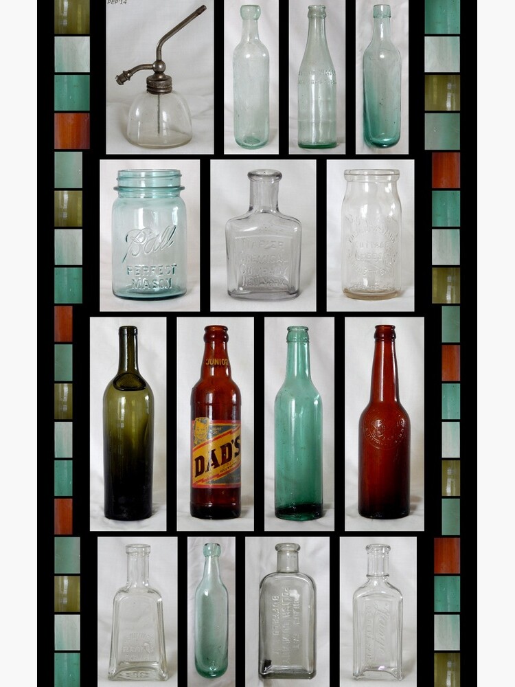 Old Glass Bottle Collection by perkinsdesigns