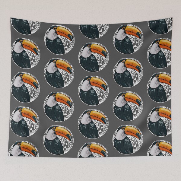 Item preview, Animal Alphabet_Toucan designed and sold by AFrolicStone.