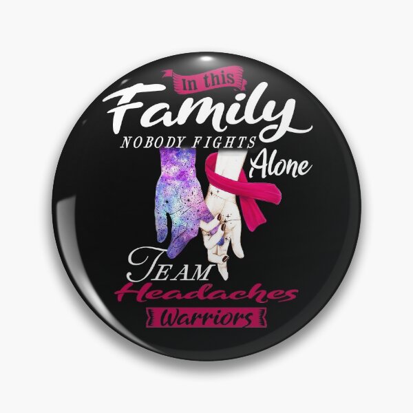 Item preview, In This Family Nobody Fights Alone Team Headaches Warrior designed and sold by deputylove.