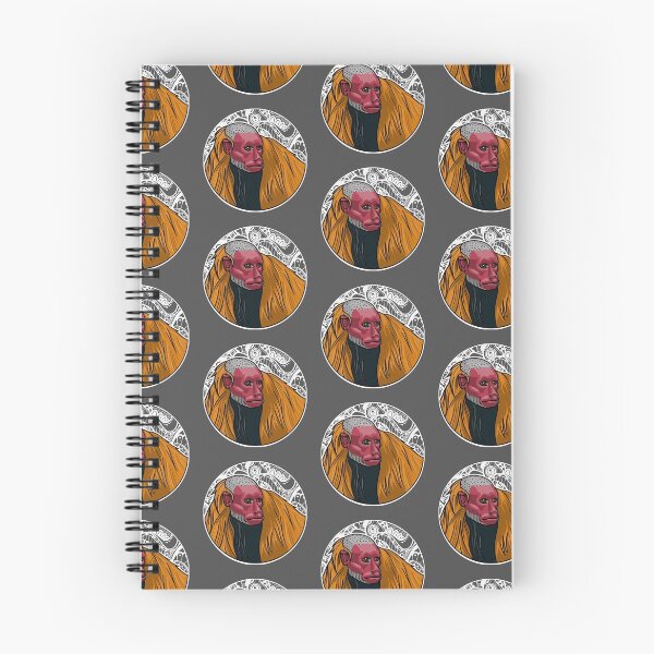 Item preview, Animal Alphabet_Uakari designed and sold by AFrolicStone.