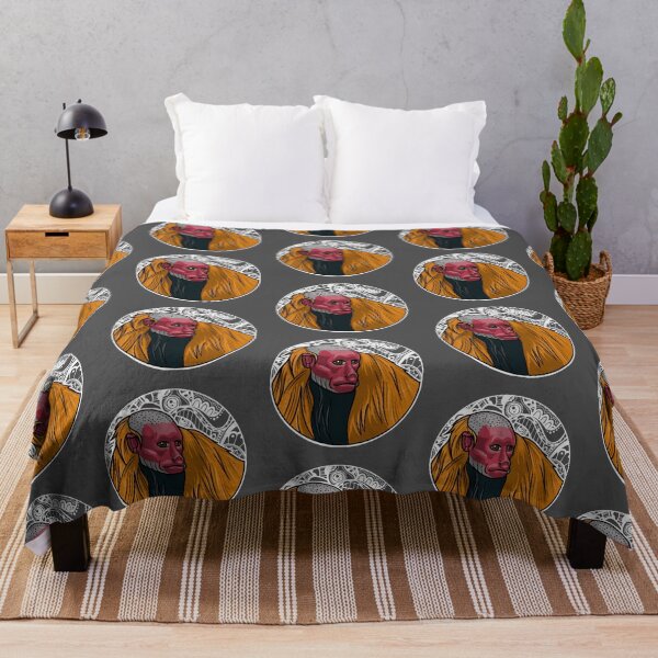 Item preview, Animal Alphabet_Uakari designed and sold by AFrolicStone.