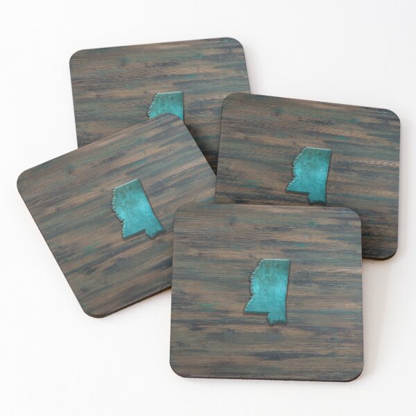 Item preview, Mississippi State Shape Teal designed and sold by Jared Davies.