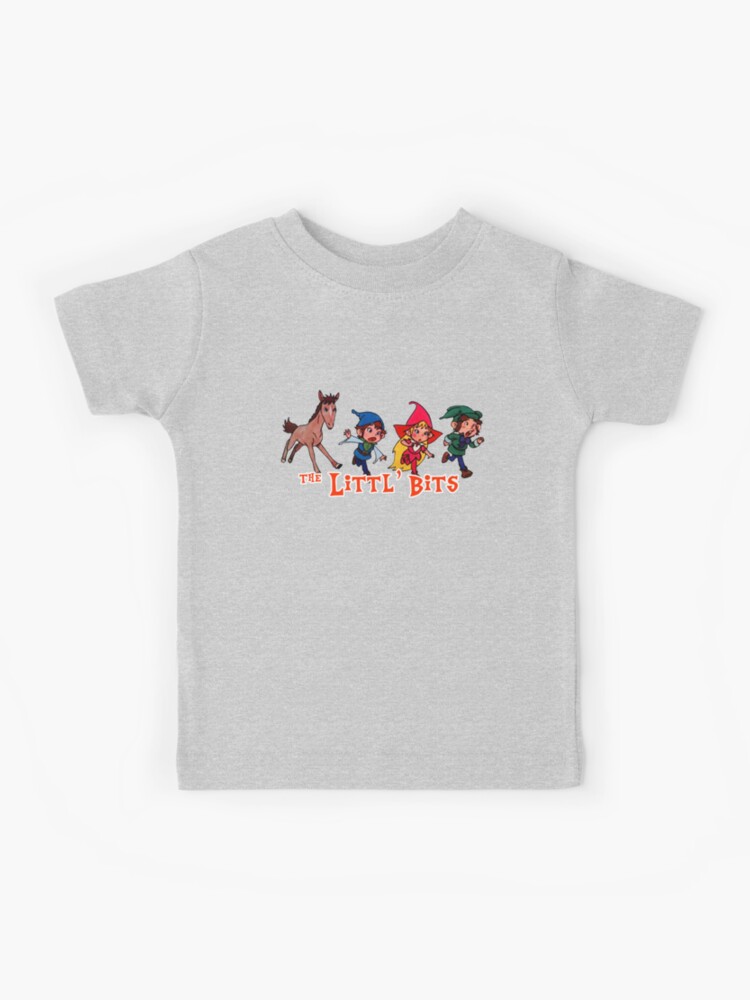 Littl Bits retro 80s anime throwback tribute | Kids T-Shirt