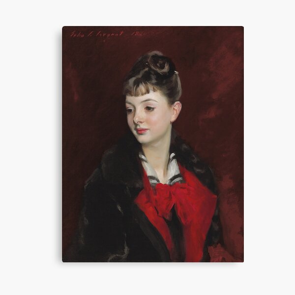 Mademoiselle Suzanne Poirson (1884) By John Singer Sargent Canvas Print