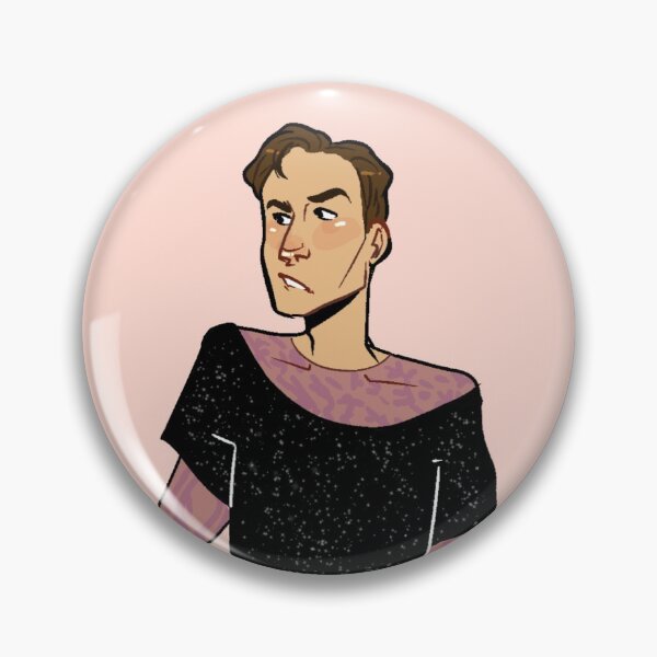 Item preview, beatrice & benedick (ben pin) designed and sold by folieadieu.