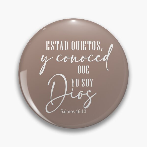 Item preview, Salmos 46 10, Versículo de la Biblia en español designed and sold by Aryam Quotes.