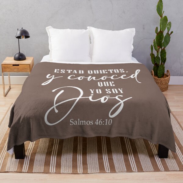 Item preview, Salmos 46 10, Spanish Bible Verse designed and sold by Aryam Quotes.