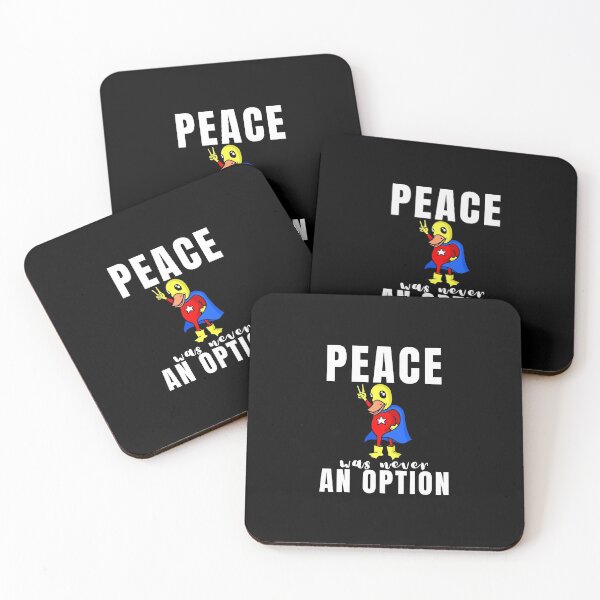 Aperçu de l'œuvre La paix n'a jamais été une option créée et vendue par PeaceyArt.