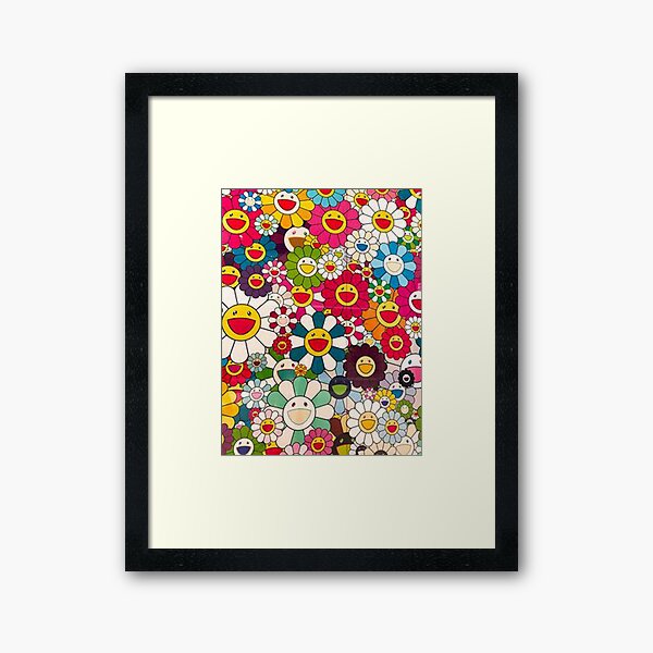 kidcore flower Framed Art Print