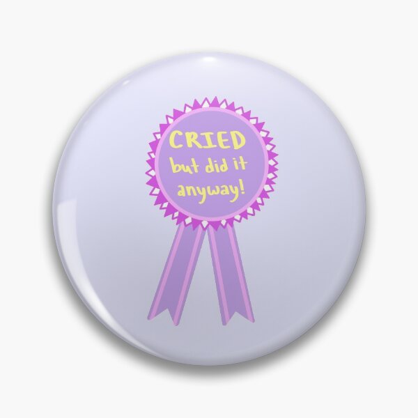 Item preview, Cried but did it anyway ribbon designed and sold by shivvyk.