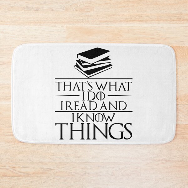 Item preview, I Read and I Know Things Gift for Book Lovers designed and sold by TrndSttr.