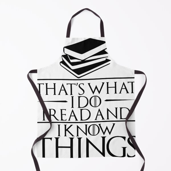 Item preview, I Read and I Know Things Gift for Book Lovers designed and sold by TrndSttr.