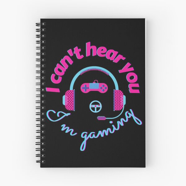 Item preview, I Can't Hear You I am Gaming Cool Pink Blue designed and sold by Archer25.