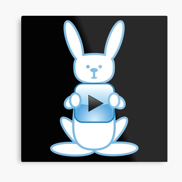 Play Bunny Play Metal Print