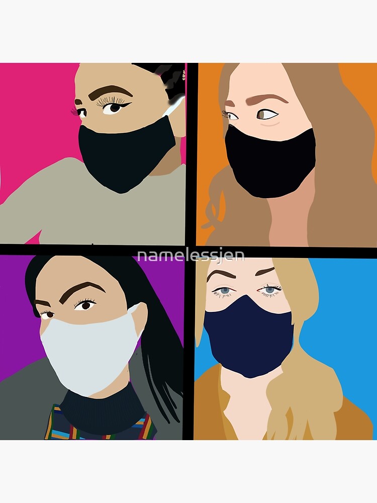 "Vanessa Morgan, Mädchen Amick, Camila Mendes, Lili Reinhart Coloured