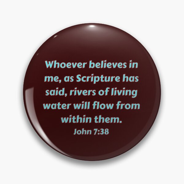 Item preview, Bible Verse John 7:38 designed and sold by Prayingwarrior.