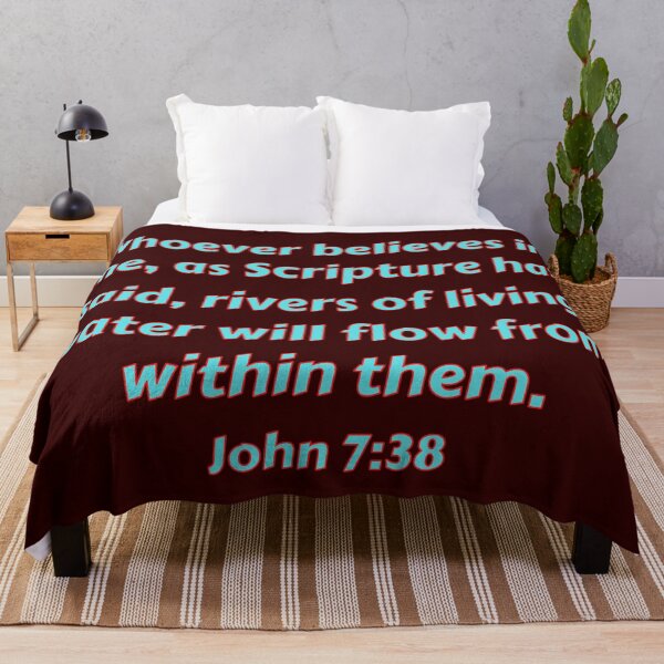 Item preview, Bible Verse John 7:38 designed and sold by Prayingwarrior.