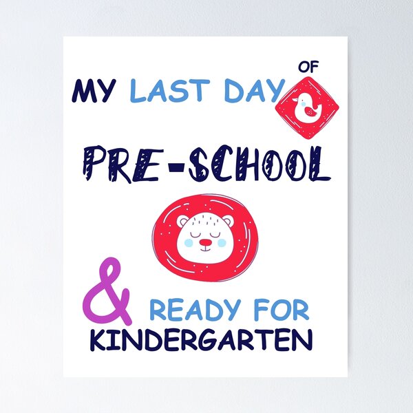 Item preview, Pre-School last day shirt - ready for kindergarten pre-school graduation tshirt MSCL-001 designed and sold by ADEN-1001.