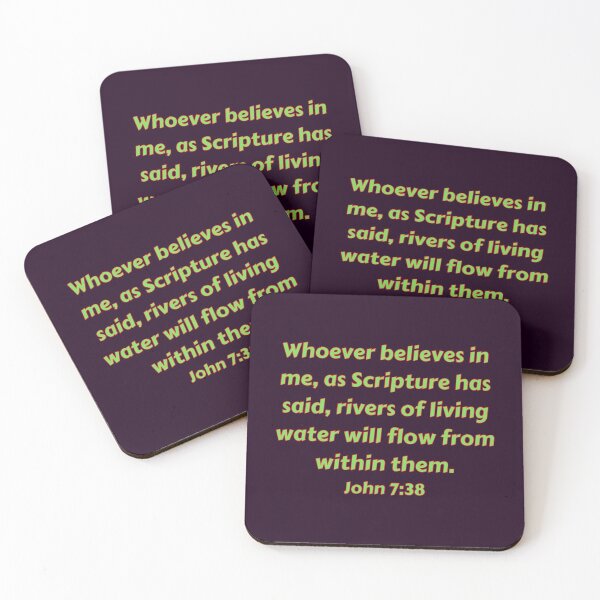 Item preview, Bible Verse John 7:38 designed and sold by Prayingwarrior.