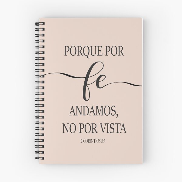 Item preview, 2 Corintios 5 7, Spanish Bible Verse designed and sold by Aryam Quotes.