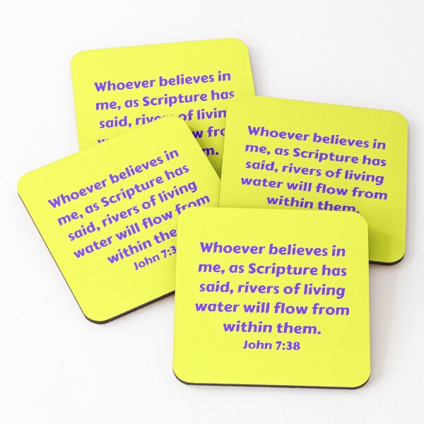 Item preview, Bible Verse John 7:38 designed and sold by Prayingwarrior.