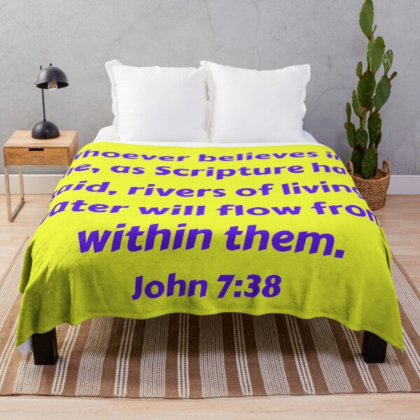 Item preview, Bible Verse John 7:38 designed and sold by Prayingwarrior.