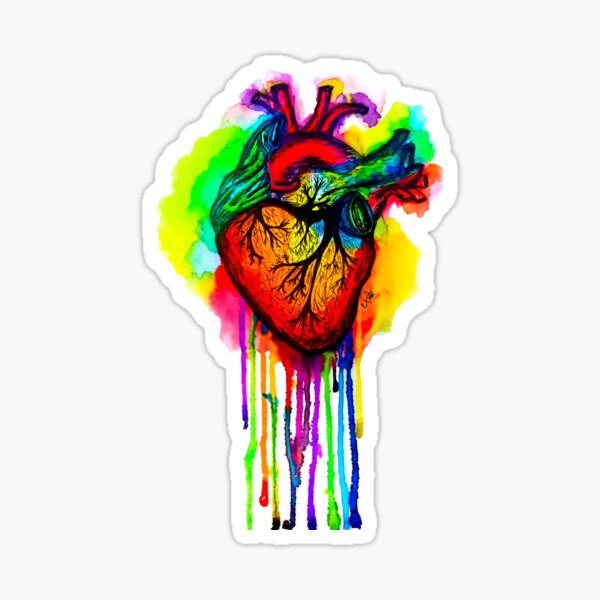 Bleeding Heart Sticker