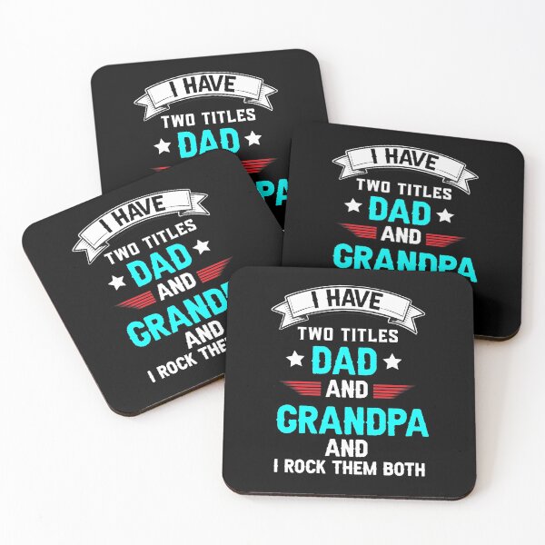 Item preview, I Have Two Titles Dad And Grandpa And I Rock Them Both Funny Fathers Saying designed and sold by Raminovitch.